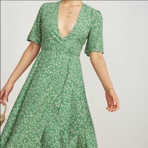 Faithfull the Brand Wrap Midi Dress